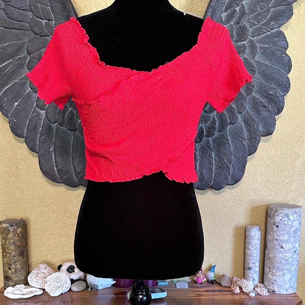 U2B Red Crop Top